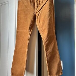 Vineyard Vines Women’s Brown Corduroy Kick Flare Pants